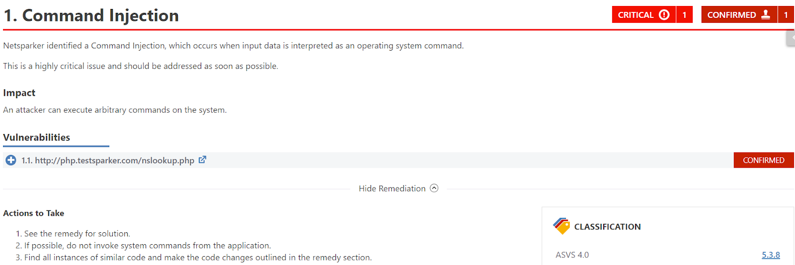 Vulnerability Names and Details
