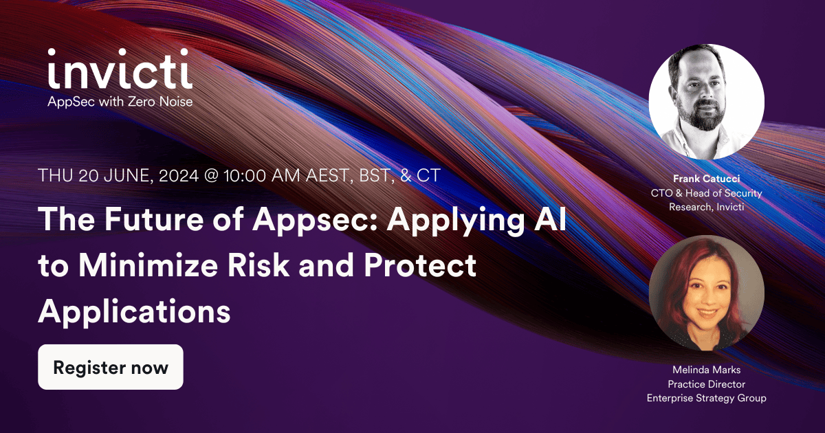 The Future of AppSec: Applying AI to Minimize Risk and Protect Applications